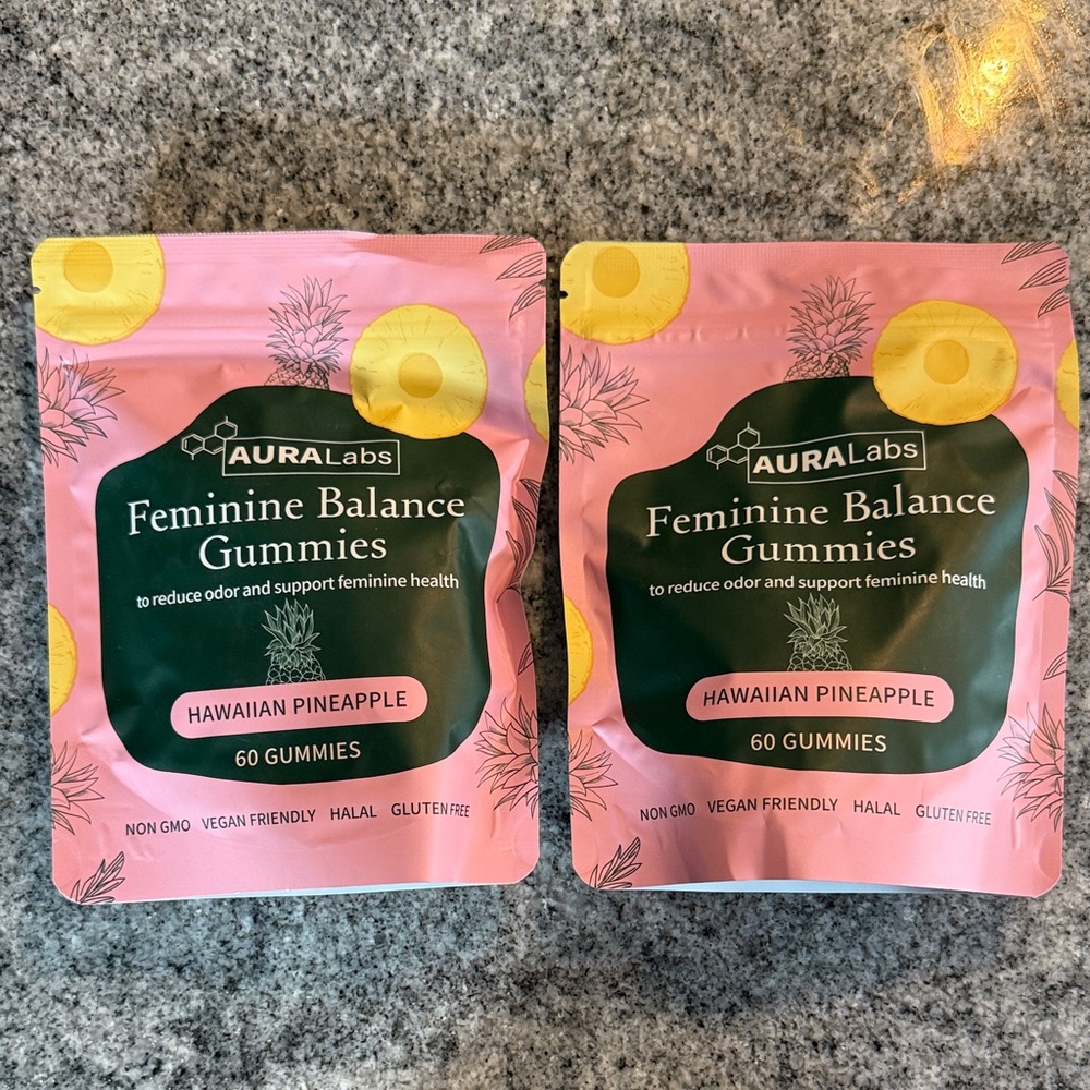 2-Pack Pink Feminine Balance Gummies